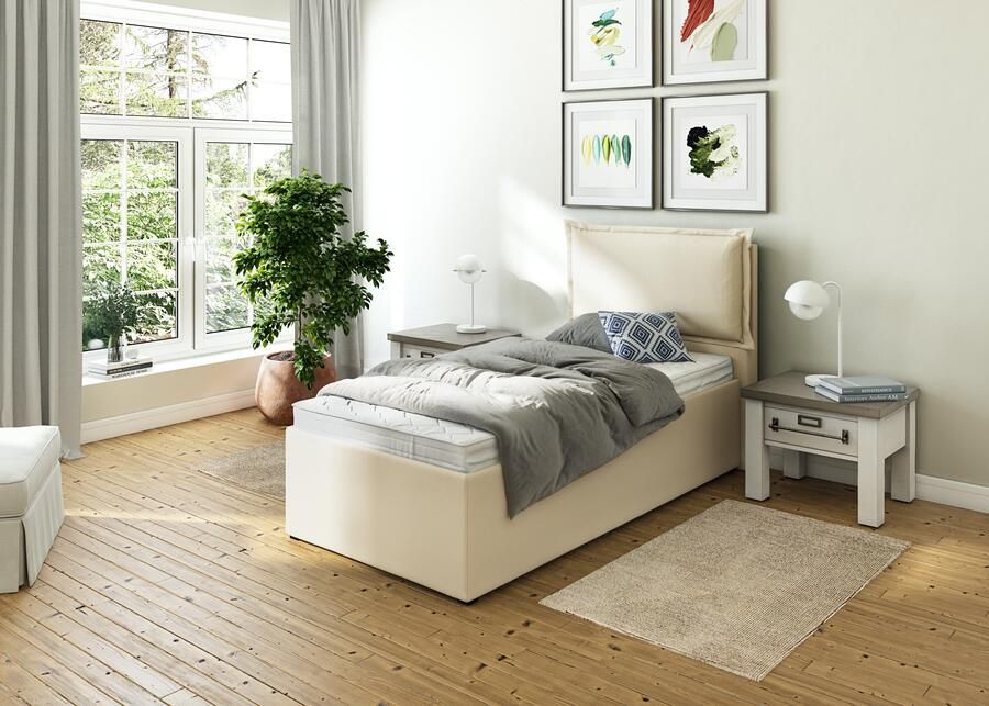 Maintal Gestoffeerd bed Lyara naar keuze zonder matras of kies uit 3 matrassoorten - Foto 7