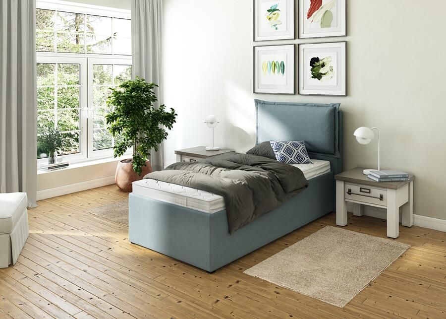 Maintal Gestoffeerd bed Lyara naar keuze zonder matras of kies uit 3 matrassoorten - Foto 7