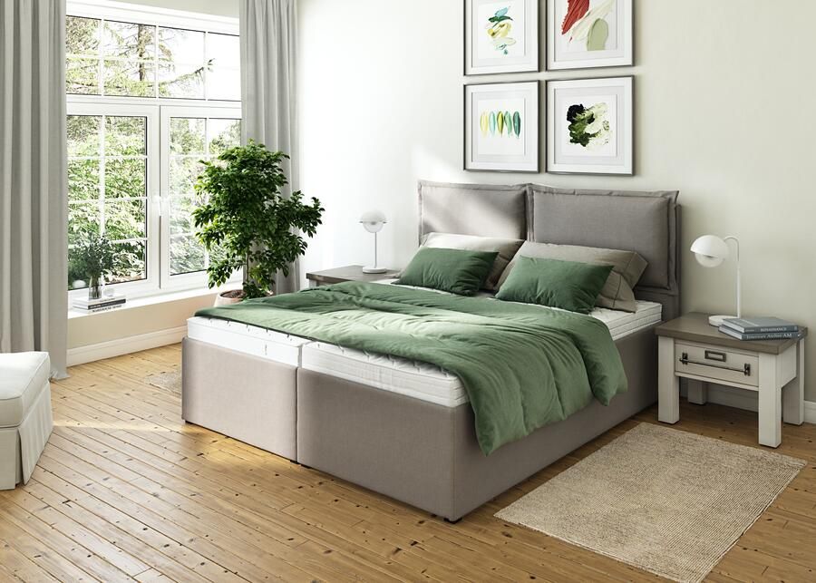 Maintal Gestoffeerd bed Lyara naar keuze zonder matras of kies uit 3 matrassoorten - Foto 7