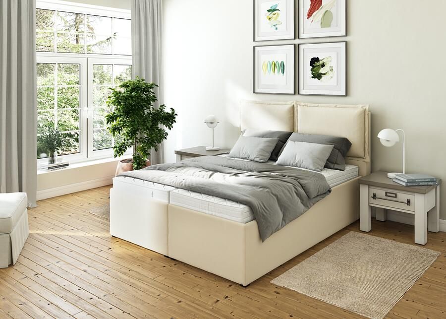 Maintal Gestoffeerd bed Lyara naar keuze zonder matras of kies uit 3 matrassoorten - Foto 7