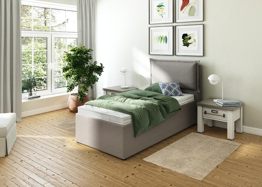 Maintal Gestoffeerd bed Lyara naar keuze zonder matras of kies uit 3 matrassoorten - Foto 7