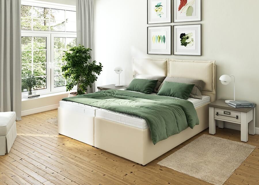 Maintal Gestoffeerd bed Lyara naar keuze zonder matras of kies uit 3 matrassoorten - Foto 7