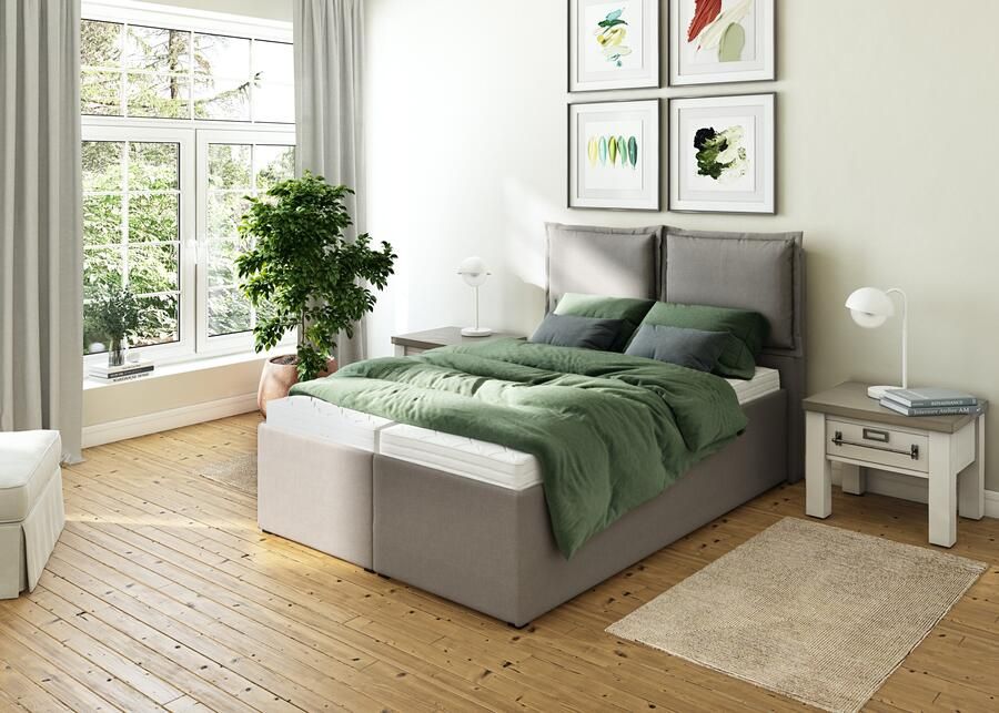 Maintal Gestoffeerd bed Lyara naar keuze zonder matras of kies uit 3 matrassoorten - Foto 7