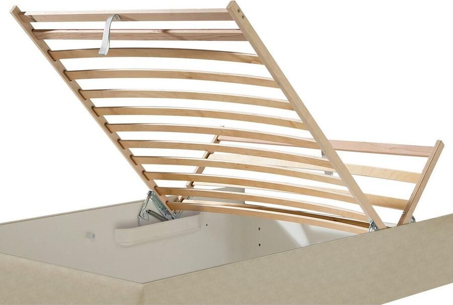 Maintal Gestoffeerd bed Madane naar keuze met matras in de hardheden h2 h3 of h4 - Foto 7