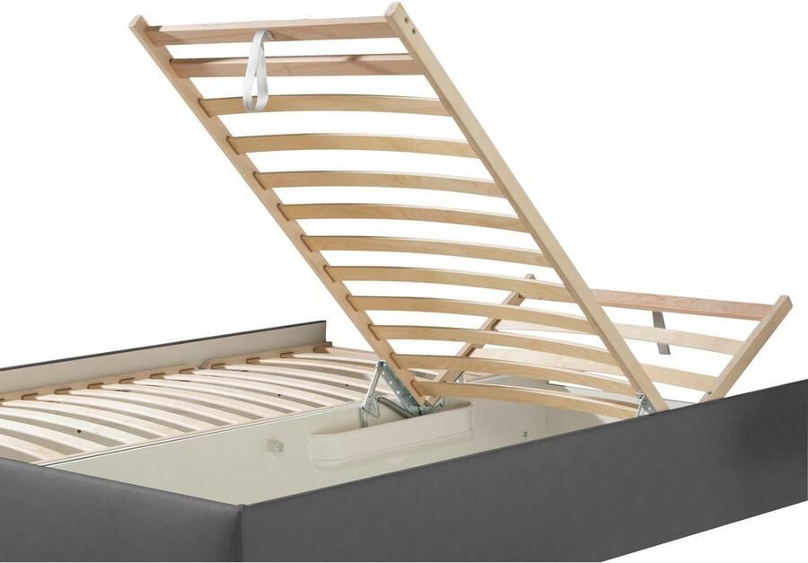 Maintal Gestoffeerd bed Madane naar keuze met matras in de hardheden h2 h3 of h4 - Foto 4