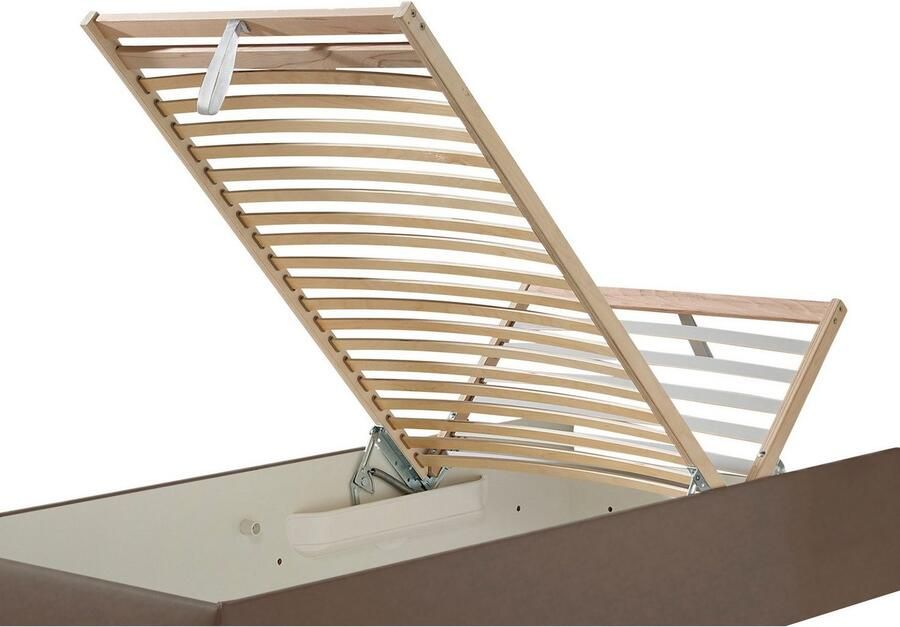 Maintal Gestoffeerd bed Madane naar keuze met matras in de hardheden h2 h3 of h4