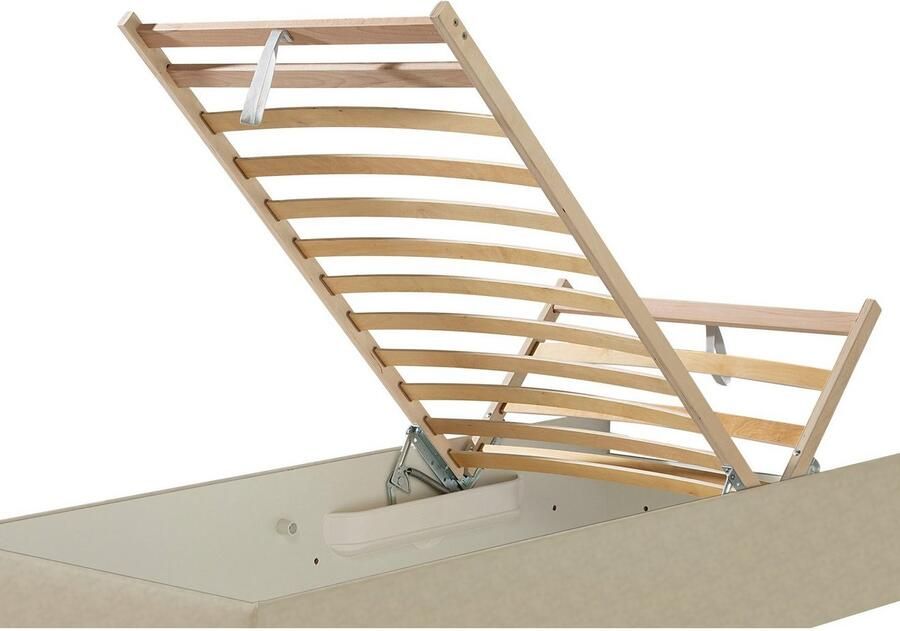 Maintal Gestoffeerd bed Madane naar keuze met matras in de hardheden h2 h3 of h4 - Foto 2