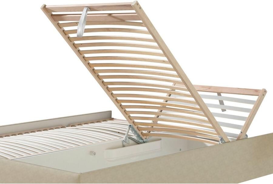 Maintal Gestoffeerd bed Madane naar keuze met matras in de hardheden h2 h3 of h4 - Foto 6