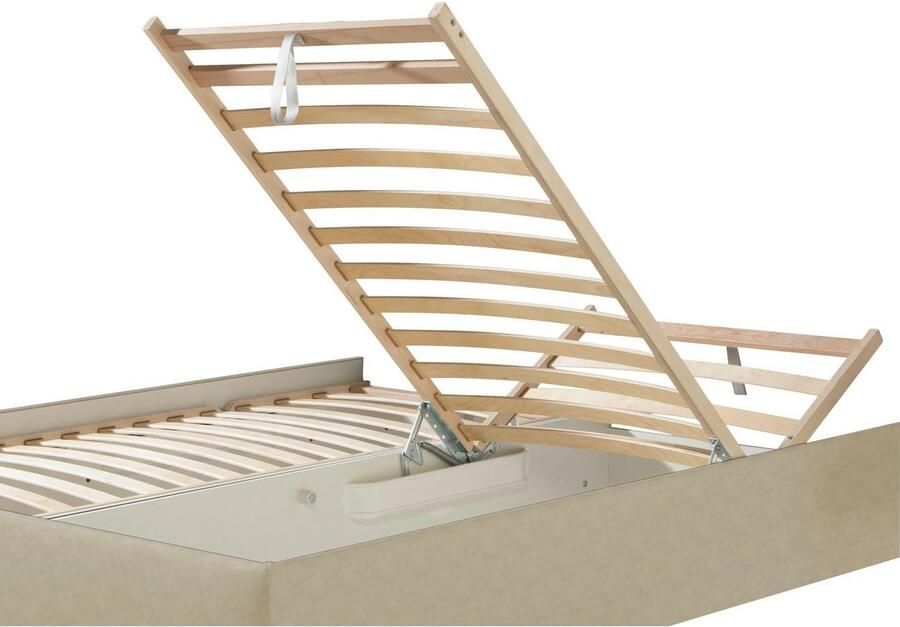 Maintal Gestoffeerd bed Madane naar keuze met matras in de hardheden h2 h3 of h4 - Foto 3