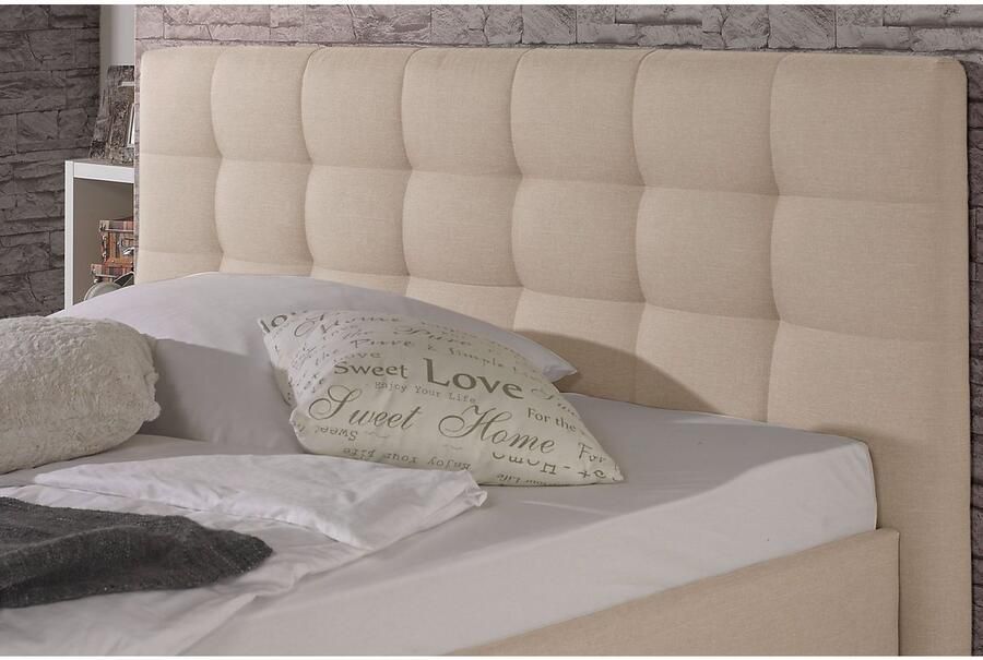 Maintal Gestoffeerd bed Madane naar keuze met matras in de hardheden h2 h3 of h4 - Foto 4