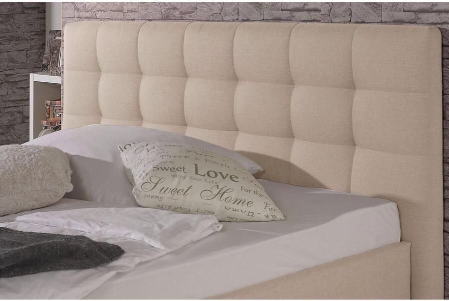 Maintal Gestoffeerd bed Madane naar keuze met matras in de hardheden h2 h3 of h4 - Foto 8