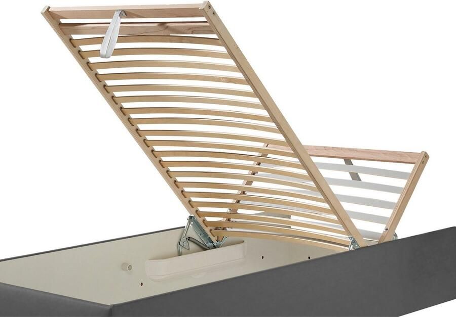 Maintal Gestoffeerd bed Madane naar keuze met matras in de hardheden h2 h3 of h4 - Foto 2