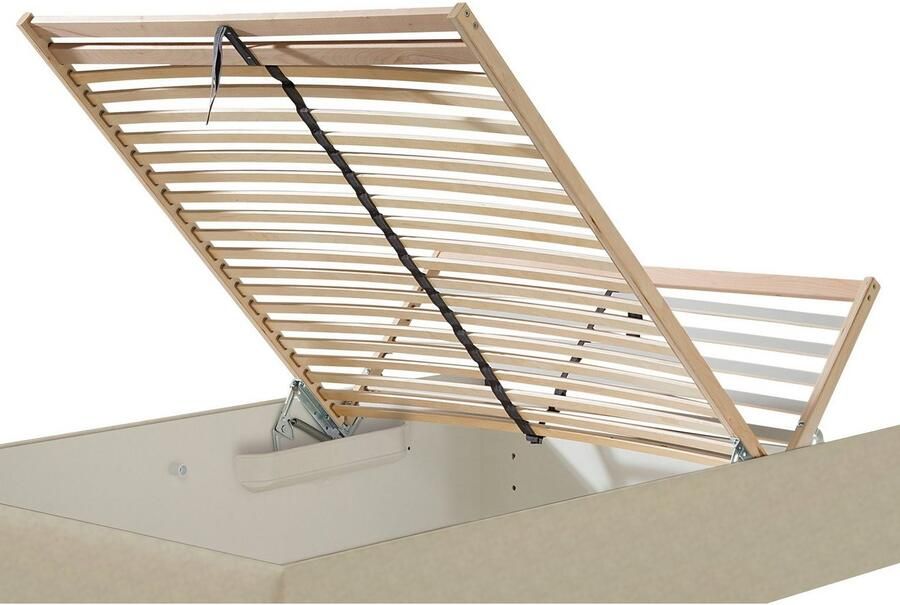 Maintal Gestoffeerd bed Madane naar keuze met matras in de hardheden h2 h3 of h4 - Foto 5