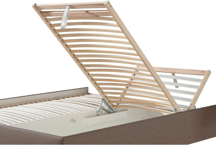 Maintal Gestoffeerd bed Madane naar keuze met matras in de hardheden h2 h3 of h4 - Foto 5