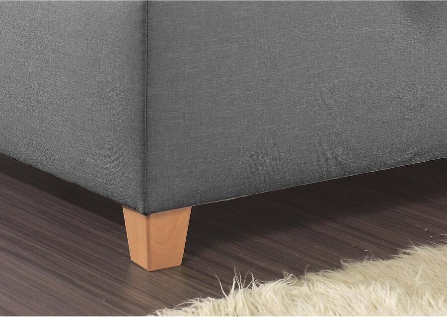 Maintal Gestoffeerd bed Madane naar keuze met matras in de hardheden h2 h3 of h4