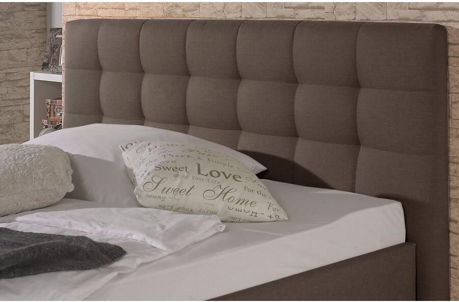 Maintal Gestoffeerd bed Madane naar keuze met matras in de hardheden h2 h3 of h4 - Foto 6