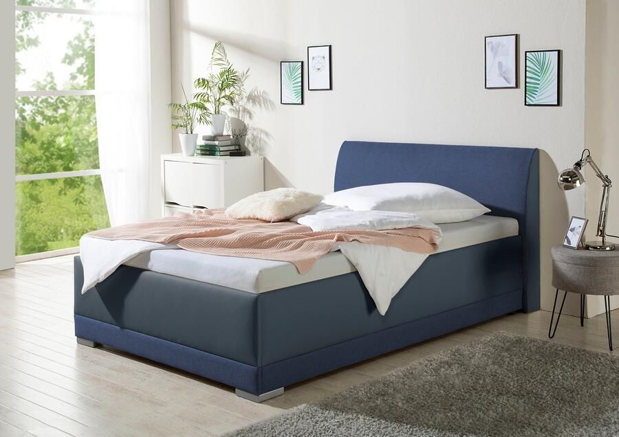 Maintal Gestoffeerd bed Makana met bedlade ook beschikbaar in h4 - Foto 5