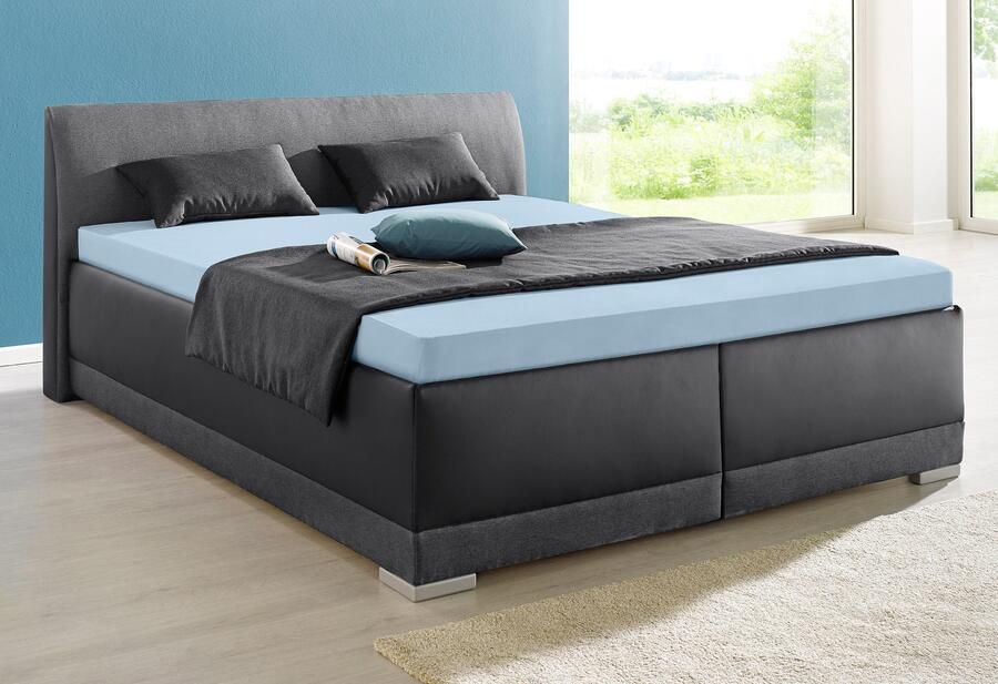 Maintal Gestoffeerd bed Makana met bedlade ook beschikbaar in h4 - Foto 4