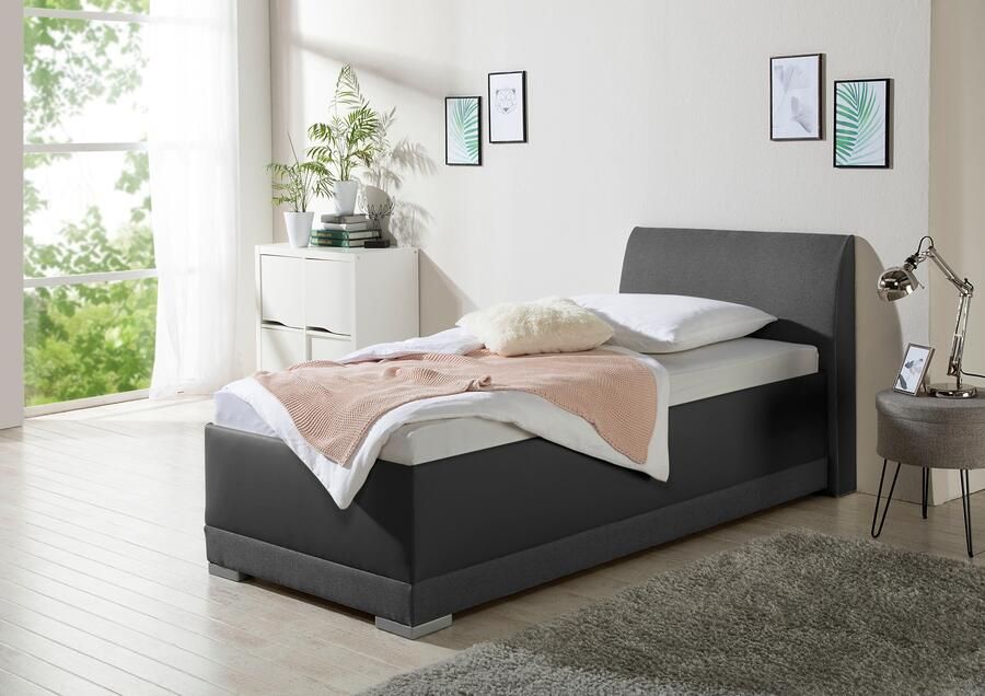 Maintal Gestoffeerd bed Makana met bedlade ook beschikbaar in h4 - Foto 5