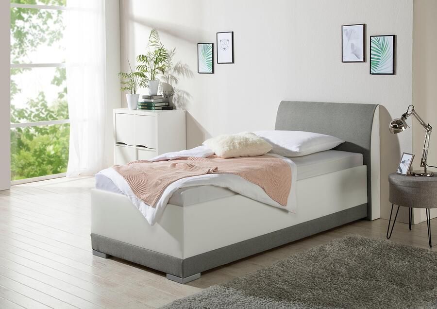 Maintal Gestoffeerd bed Makana met bedlade ook beschikbaar in h4 - Foto 4