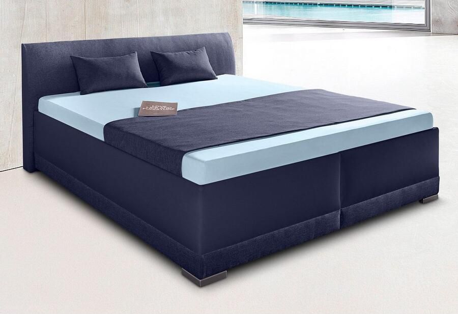 Maintal Gestoffeerd bed Makana met bedlade ook beschikbaar in h4 - Foto 7