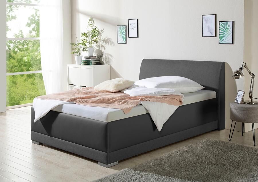 Maintal Gestoffeerd bed Makana met bedlade ook beschikbaar in h4 - Foto 5