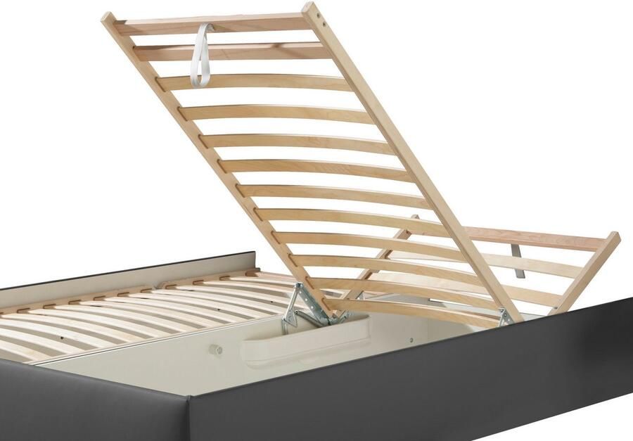 Maintal Gestoffeerd bed Makana met bedlade ook beschikbaar in h4 - Foto 4