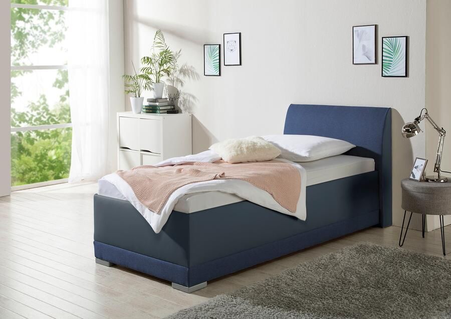 Maintal Gestoffeerd bed Makana met bedlade ook beschikbaar in h4 - Foto 4