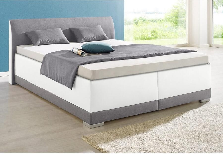 Maintal Gestoffeerd bed Makana met bedlade ook beschikbaar in h4 - Foto 10