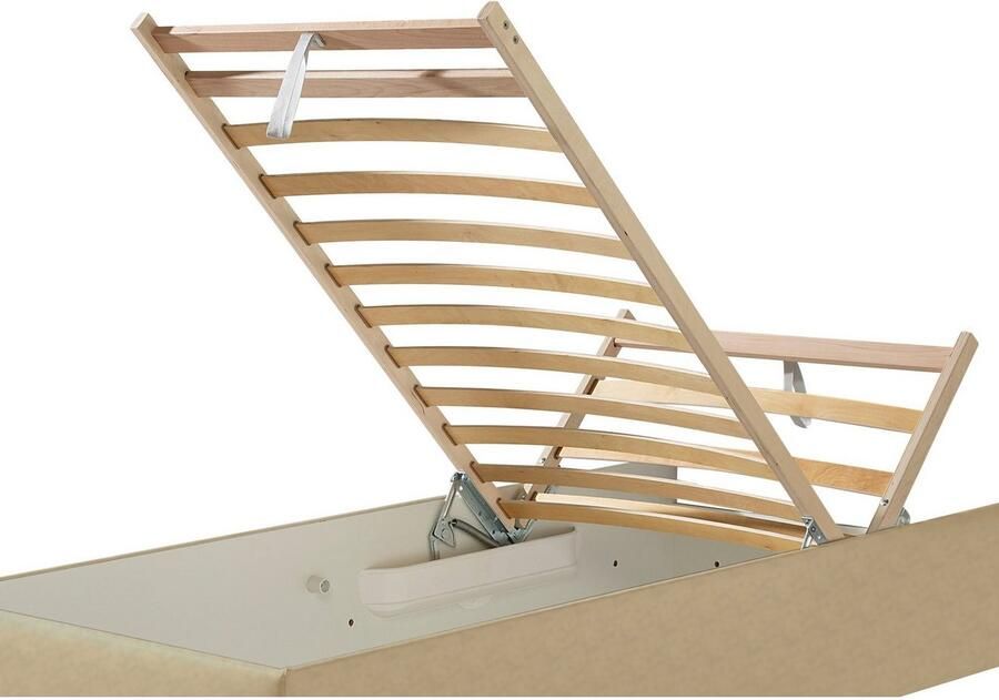 Maintal Gestoffeerd bed Mison met of zonder matras bonell- koudschuim- pocketveringskern matras - Foto 2