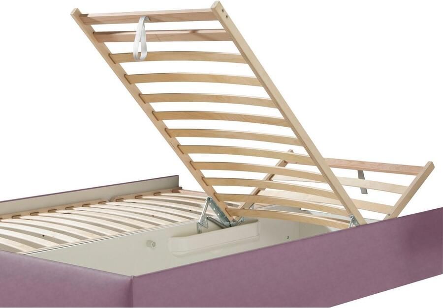 Maintal Gestoffeerd bed Mison met of zonder matras bonell- koudschuim- pocketveringskern matras - Foto 2