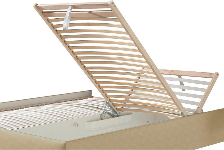 Maintal Gestoffeerd bed Mison met of zonder matras bonell- koudschuim- pocketveringskern matras - Foto 6