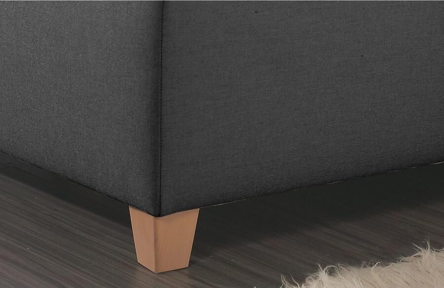 Maintal Gestoffeerd bed Mison met of zonder matras bonell- koudschuim- pocketveringskern matras - Foto 5