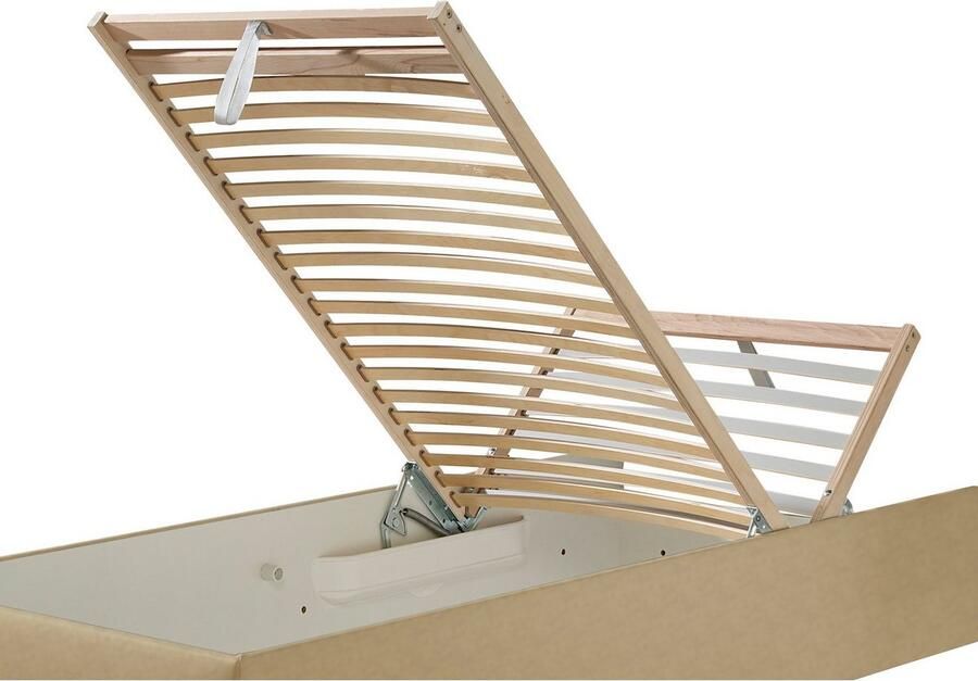 Maintal Gestoffeerd bed Mison met of zonder matras bonell- koudschuim- pocketveringskern matras