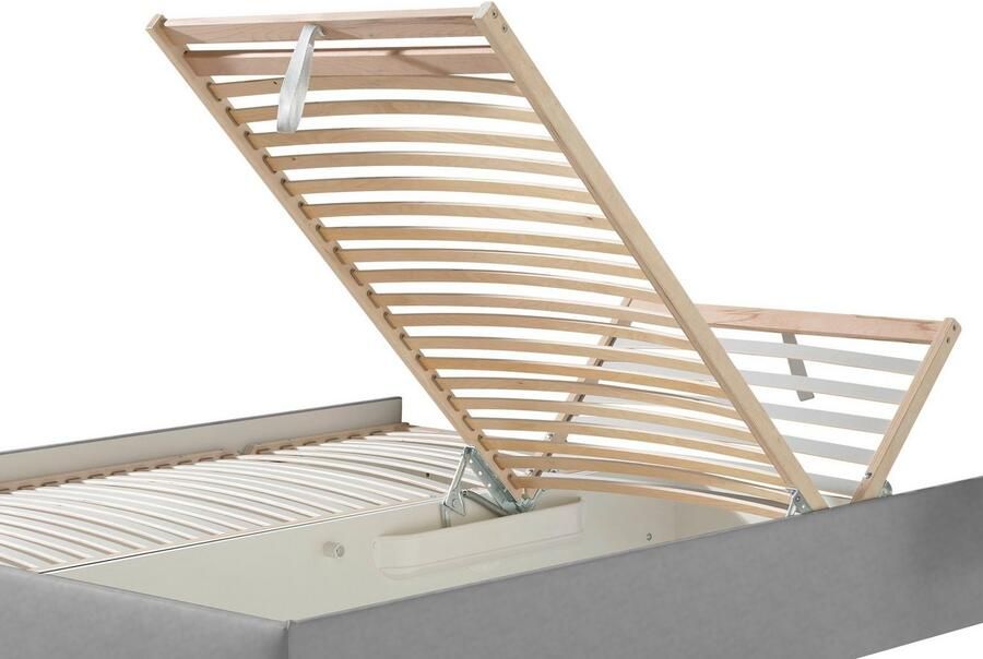 Maintal Gestoffeerd bed Mison met of zonder matras bonell- koudschuim- pocketveringskern matras - Foto 3