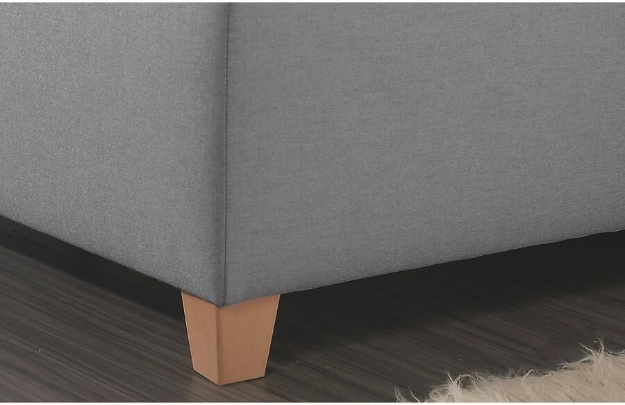 Maintal Gestoffeerd bed Mison met of zonder matras bonell- koudschuim- pocketveringskern matras - Foto 3