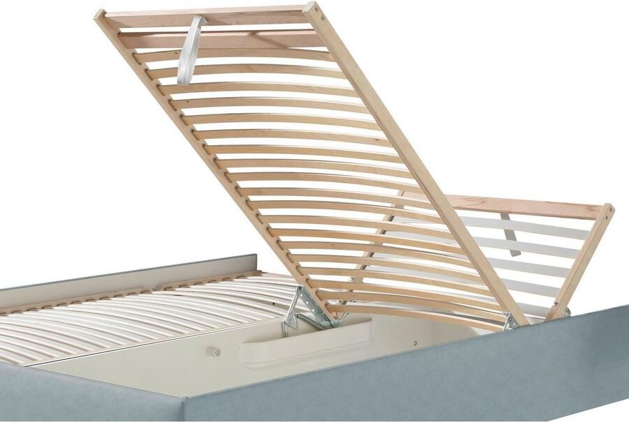 Maintal Gestoffeerd bed Mison met of zonder matras bonell- koudschuim- pocketveringskern matras - Foto 3