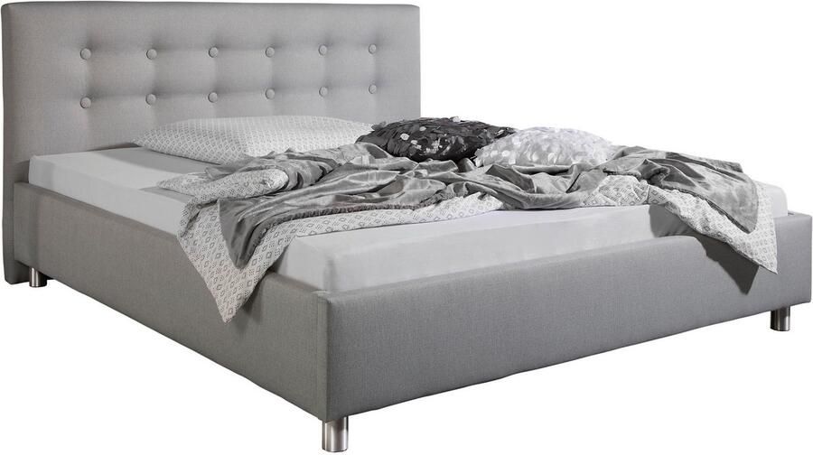 Maintal Gestoffeerd bed Moiese Zijkanten van het bed zelf te monteren zonder bedkist - Foto 5