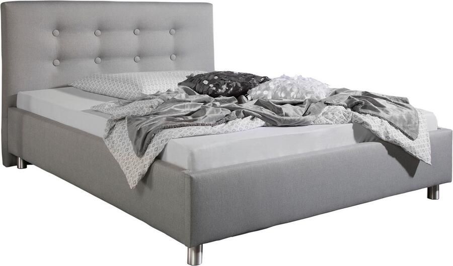 Maintal Gestoffeerd bed Moiese Zijkanten van het bed zelf te monteren zonder bedkist - Foto 4