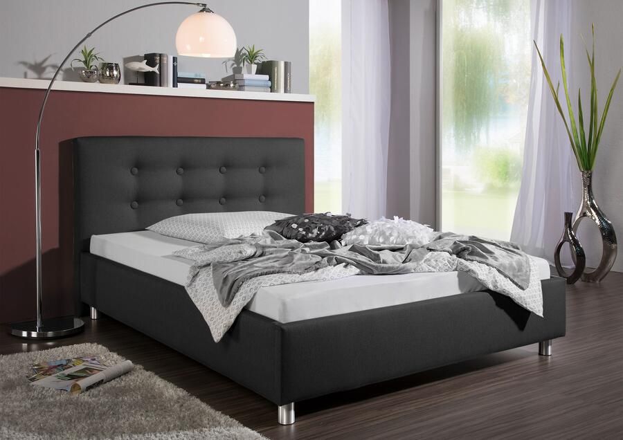 Maintal Gestoffeerd bed Moiese Zijkanten van het bed zelf te monteren zonder bedkist - Foto 7