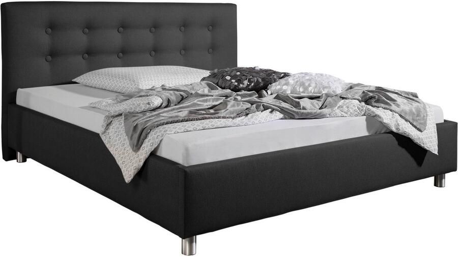 Maintal Gestoffeerd bed Moiese Zijkanten van het bed zelf te monteren zonder bedkist - Foto 5