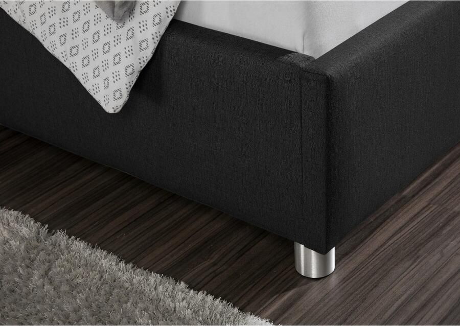 Maintal Gestoffeerd bed Moiese Zijkanten van het bed zelf te monteren zonder bedkist - Foto 3