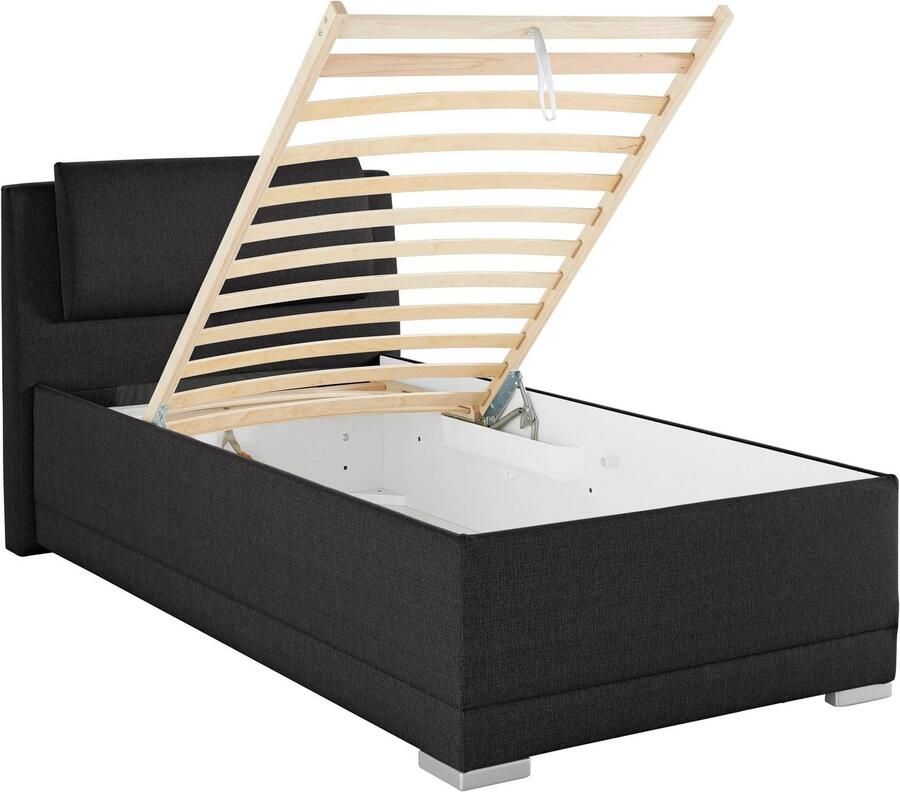 Maintal Gestoffeerd bed Oderzo met bedkist verstelbare hoofdsteun matrassen in h2 of h3 ter keuze - Foto 2