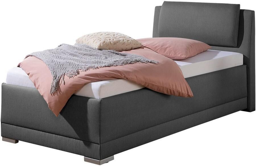 Maintal Gestoffeerd bed Oderzo met bedkist verstelbare hoofdsteun matrassen in h2 of h3 ter keuze - Foto 11