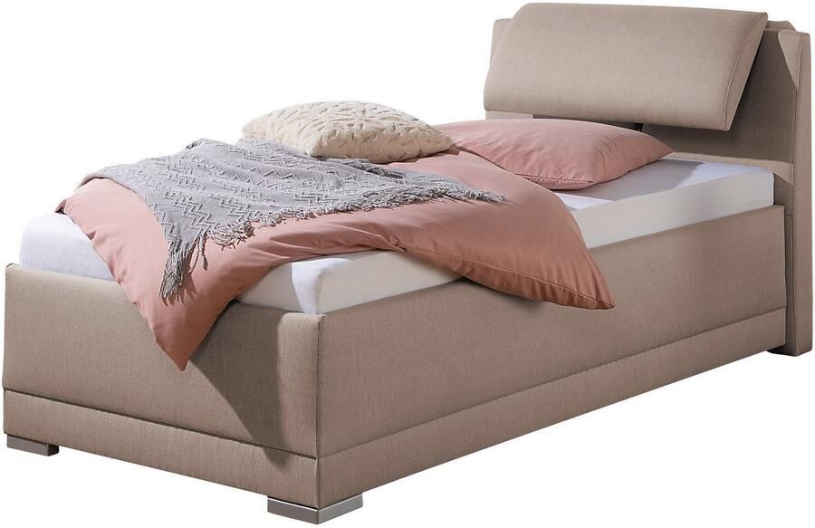 Maintal Gestoffeerd bed Oderzo met bedkist verstelbare hoofdsteun matrassen in h2 of h3 ter keuze - Foto 12