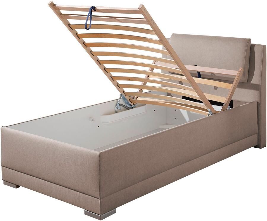 Maintal Gestoffeerd bed Oderzo met bedkist verstelbare hoofdsteun matrassen in h2 of h3 ter keuze - Foto 2