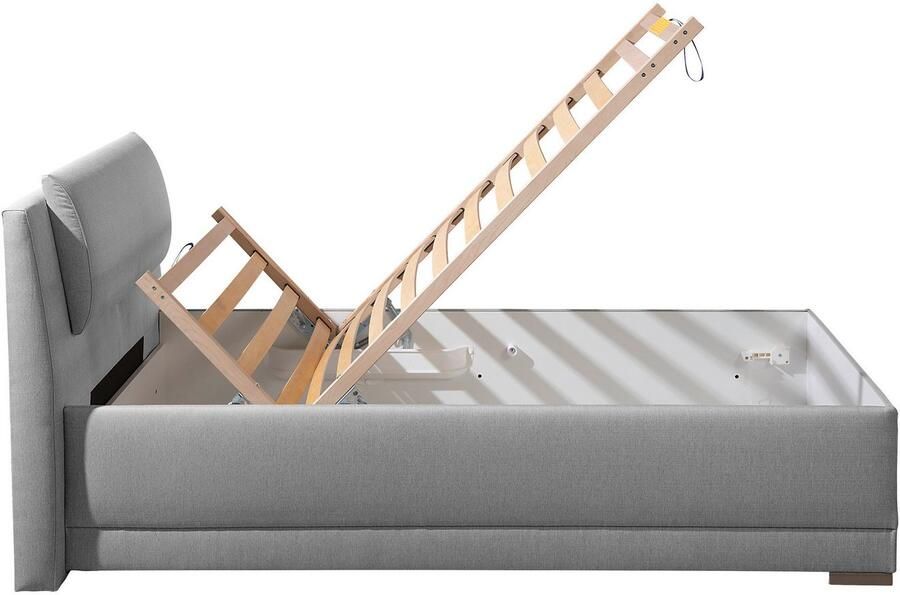 Maintal Gestoffeerd bed Oderzo met bedkist verstelbare hoofdsteun matrassen in h2 of h3 ter keuze - Foto 14