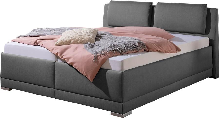 Maintal Gestoffeerd bed Oderzo met bedkist verstelbare hoofdsteun matrassen in h2 of h3 ter keuze - Foto 9