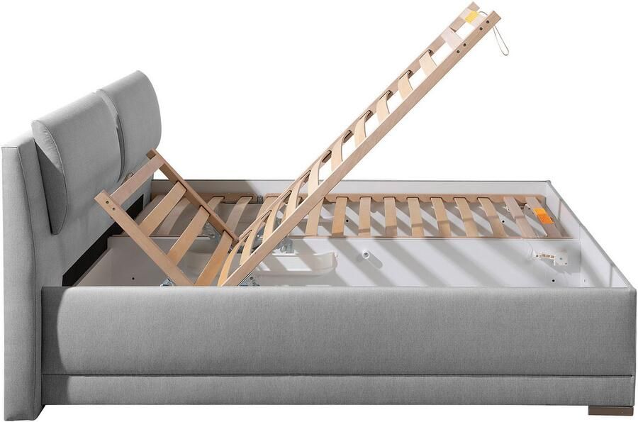 Maintal Gestoffeerd bed Oderzo met bedkist verstelbare hoofdsteun matrassen in h2 of h3 ter keuze - Foto 9