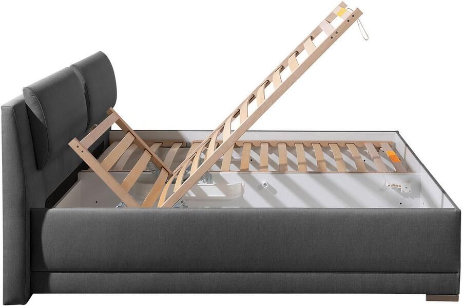 Maintal Gestoffeerd bed Oderzo met bedkist verstelbare hoofdsteun matrassen in h2 of h3 ter keuze - Foto 9